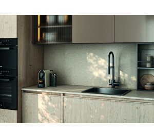 Grifo de cocina monomando 3 vias apertura en frio para equipos de tratamiento de agua